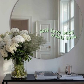 Αυτοκόλλητο για καθρέφτη S25 – Self love baby