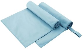 vidaXL Αθλητικές Πετσέτες 2 pcs Μπλε 100 x 50 cm