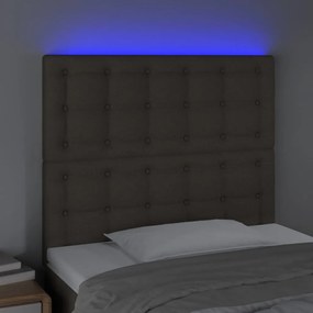 ΚΕΦΑΛΑΡΙ ΚΡΕΒΑΤΙΟΥ LED TAUPE 90X5X118/128 ΕΚ. ΥΦΑΣΜΑΤΙΝΟ 3122844