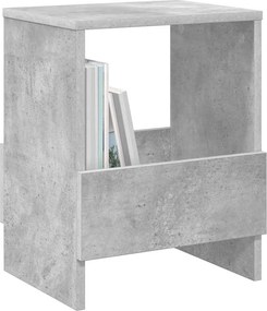 vidaXL Ράφι Περιοδικών 2 pcs Σκυρόδεμα Γκρι 35 x 30 x 45 εκ.