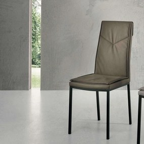 Καρέκλα Vivienne 42x60x100cm Dove Grey Capodarte