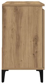 vidaXL Ντουλάπι Νιπτήρα Αρτισιανή Δρυς 65x33x60 εκ. Επεξ. Ξύλο