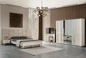 Stewehome Σετ Κρεβατοκάμαρας λευκό 160x200 cm