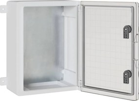 vidaXL Ντουλάπι Ελέγχου Γκρι 37 x 16,5 x 40 εκ ΑΒΣ Πλαστικό