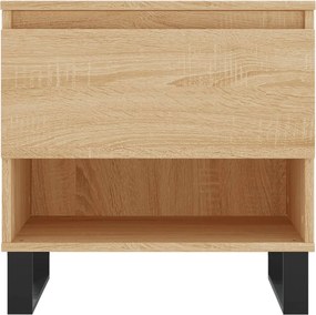vidaXL Τραπέζια Σαλονιού 2 τεμ. Sonoma Δρυς 50x46x50 εκ. Επεξεργ. Ξύλο