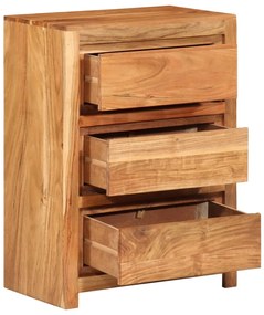 vidaXL Συρταριέρα 55 x 33 x 75 εκ. από Μασίφ Ξύλο Ακακίας