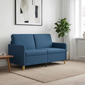 vidaXL Καναπές με Αποθήκευση Μπλε 152 x 78 x 87 εκ Πολυεστέρας