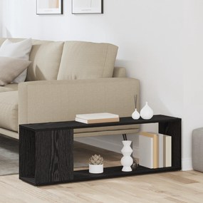vidaXL Ράφι βιβλίων Μαύρη Δρυς 100x24x32 εκ Επεξεργασμένο Ξύλο
