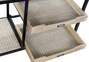 Έπιπλο Εισόδου Home ESPRIT Καφέ Μαύρο 120 x 38 x 80 cm