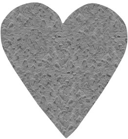 Παιδικό Χαλί GLACIAL GREY HEART 120 x 120 εκ.