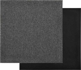 vidaXL Χαλί 20 τμχ. Ανθρακί 50 x 50 cm 100% Πολυπροπυλένιο