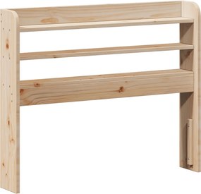 vidaXL Κεφαλάρι με Ράφια 75 εκ. από Μασίφ Ξύλο Πεύκου