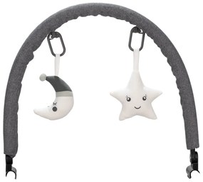 Μπάρα Παιχνιδιών Για Ρηλάξ/Παρκοκρέβατο Bebe Stars Grey 801-186