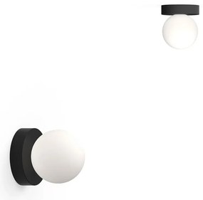 Φωτιστικό Τοίχου Bola Sphere Flush 5 10911 12,7x13,5cm Dim Led 305lm 6W Black Pablo Designs