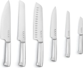 Σετ Μαχαίρια Κουζίνας με Βάση Smeg KBSF02PB