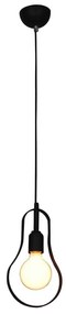 Φωτιστικό Οροφής Κρεμαστό HL-2445-1P5 77-3059 Spectre Black Homelighting Metal