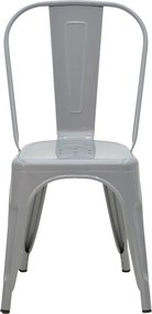 Καρέκλα Utopia pakoworld μέταλλο γκρι 44x44x85εκ