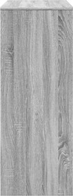 vidaXL Τραπέζι Μπαρ Γκρι Sonoma 90x40x103,5 εκ. από Επεξεργ. Ξύλο