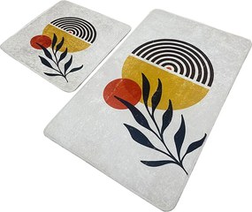 Bathmat Set (2 Pieces) Le Soleil - 87 Multicolor