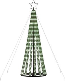 vidaXL Χριστουγεννιάτικο δέντρο LED 275 LED Ψυχρό Λευκό 180 εκ.