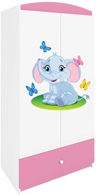 Ντουλάπα Babydreams Cartoon-Roz-Elephant