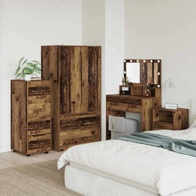 vidaXL Ντουλάπι αποθήκευσης Παλιό Ξύλο 40 x 48 x 105 εκ