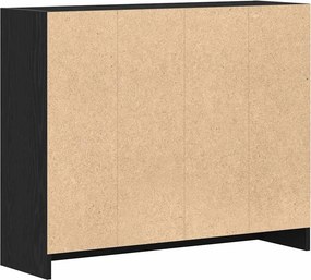 VidaXL Μπουφές από Μαύρη Δρυς 91 x 28 x 75 εκ. από Τεχνητό Ξύλο