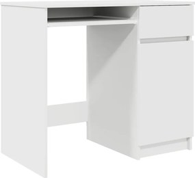 vidaXL Γραφείο Λευκό 86x49x76 εκ. από Επεξεργασμένο Ξύλο