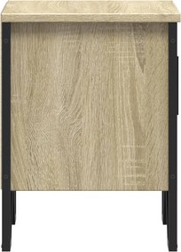 vidaXL Κομοδίνα 2 τεμ. Sonoma Δρυς 40 x 30 x 40 εκ. από Επεξ. Ξύλο