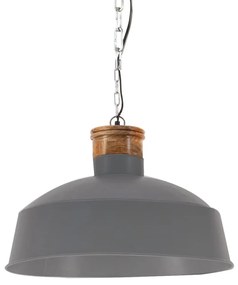 vidaXL Φωτιστικό Industrial Γκρι 58 εκ. E27