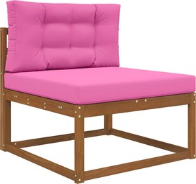 vidaXL Μαξιλάρι Καναπέ Εξωτερικού Χώρου 2 pcs Ροζ Πολυεστέρας