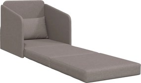 vidaXL Κρεβάτι καναπές Taupe 65 x 80 x 83 εκ. ύφασμα