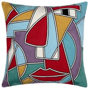 Διακοσμητική Μαξιλαροθήκη (45x45) Silk Fashion Polygazo102