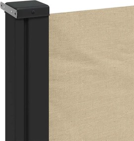 vidaXL Σκίαστρο Πλαϊνό Συρόμενο Μπεζ 160 x 500 εκ.