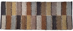 Χαλάκι Κουζίνας Seema 005 55X140cm Brown-Grey Sdim 55X140 Cotton