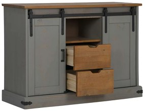 SIDEBOARD HALDEN 2 ΣΥΡΟΜΕΝΕΣ ΠΟΡΤΕΣ ΓΚΡΙ 112X40X80 CM 4018431