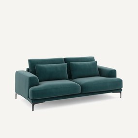 Καναπές 3 θέσεων με βελούδινη ταπετσαρία, Marsile