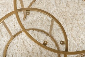 Coffee Table Set Aurum - 60, 42 - Gold, Transparent Gold
Transparent