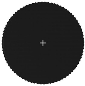 vidaXL Σεντόνι Αναπήδησης Μαύρο για Στρογγυλό Τραμπολίνο 4,27 μ.