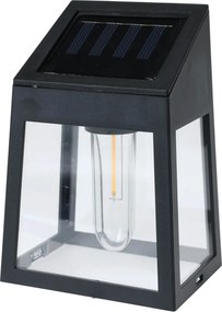 Ηλιακό φωτιστικο LED - Μαύρο