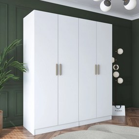 Ντουλάπα Λευκό BRAUGO 180x57.5x210
