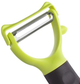 Αποφλοιωτής Trebonn Sbuccio Y 1523216, 16.5 cm, Μαλακή λαβή, Ανοξείδωτο, Μαύρο/Κίτρινο