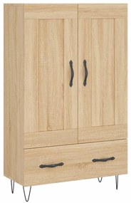 vidaXL Ντουλάπα Sonoma Δρυς 69,5 x 31 x 115 εκ. από Επεξεργασμένο Ξύλο