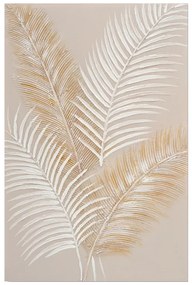 Πίνακας σε καμβά Leavy I Inart 60x3x90εκ