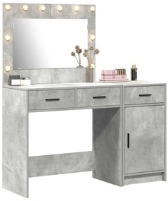 vidaXL Τραπέζι περιποίησης με συρτάρι 2 pcs Γκρι 40 x 41 x 75 εκ