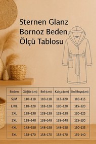 Μπουρνούζι ενηλίκων από βαμβάκι με γιακά σάλι (S/M) - Μπλε S/M