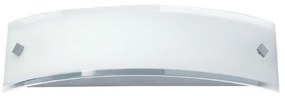 Φωτιστικό Τοίχου-Απλίκα Fina 454500 L400 Nickel Mat Viokef Glass