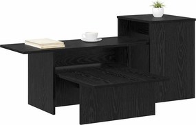 vidaXL Τραπέζι κονσόλας Μαύρη Οξυά 91,5 x 35 x 38,5 εκ