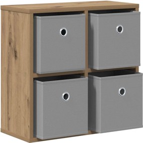 vidaXL Πλαϊνό γραφείο Artisan Oak 49,5 x 22 x 47 εκ