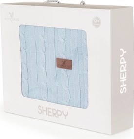 Baby blanket 75/100 cm Sherpy blue